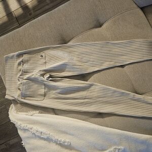 P’tula Vanilla Ribbed Leggings